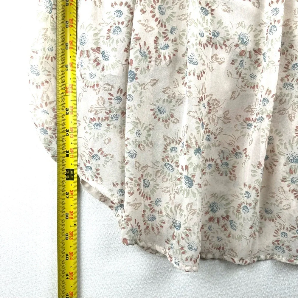Free People Floral Charlotte Smock Lace Midi Dress Feminine Cottagecore